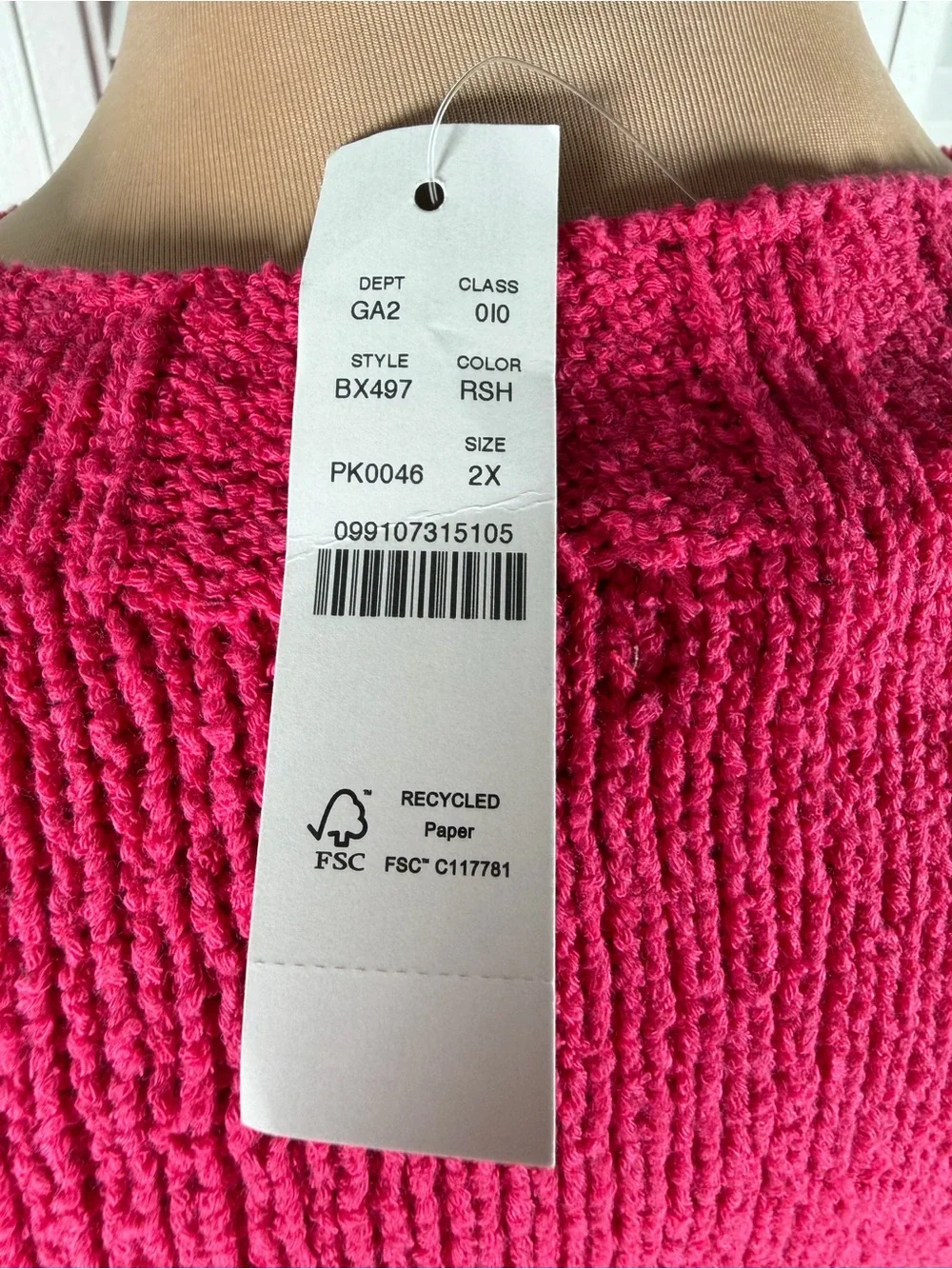 J.Crew Relaxed Crewneck Sweater 2X Pink Textured Boucle Knit NWT BX497